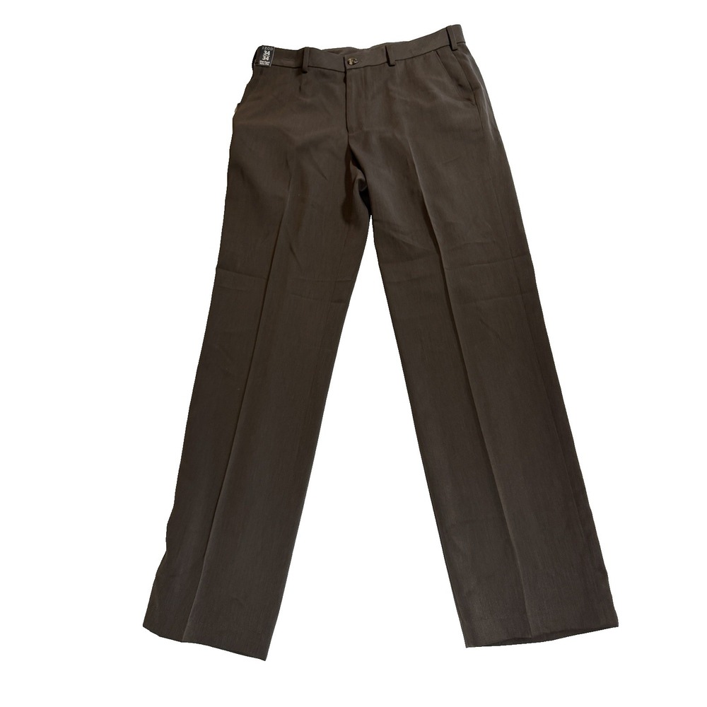 Izod Mens Ultimate Travel Pant with SportFlex NWT 34 x 34 Brown